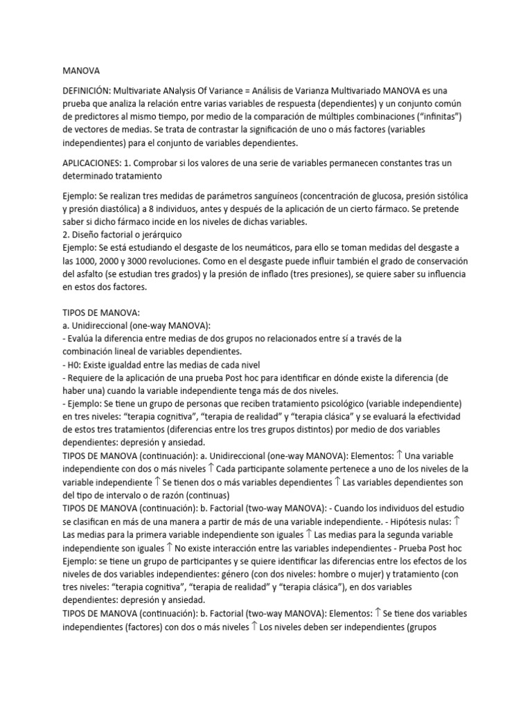 Difference Between Anova And Manova Pdf