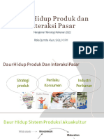 Kuliah 6 - Daur Hidup Produk Dan Interaksi Pasar