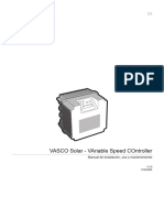 Manual VASCO Solar - VAriable Speed COntroller
