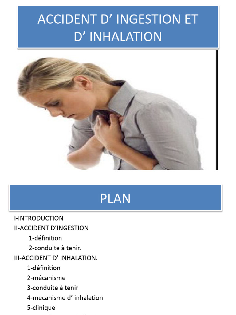 8-Accident D'ingestion Et D' Inhalation | PDF