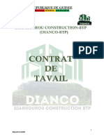 CONTRAT de Travail Maneya