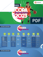 Cronograma Copa Compensar 2023