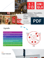 Transparency, Traceability, and Compliance in Uniqlo's Global Value Chain