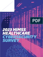 2023 Himss Cybersecurity Survey X