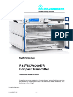 Rohde Schwarz Inc Scv8000 Operating Instruction