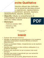 Recherche Qualitative PT Seminaire de These 2011