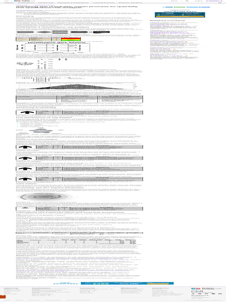 Adopting The Quadratic Mean Process To Quantify The Qualitative Risk ...