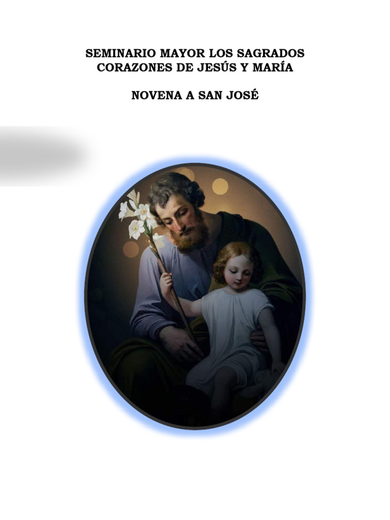 Novena a San José: Oraciones y Reflexiones | PDF | María, madre de ...