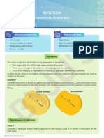 Rotation: Introduction To Rigid Body