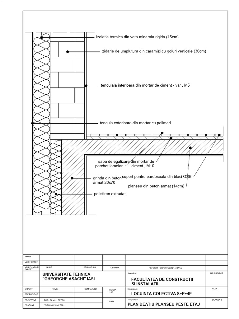 Plan Detaliu Planseu Peste Etaj | PDF