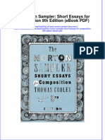 The Norton Sampler Short Essays For Composition 9Th Edition PDF Full Chapter