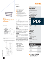 DPC Digital Temperature Controller: Selection Chart