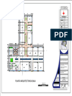 Plano de Localizacion de Cortes Por Fachada - Jose Eduardo Antonio Rebollar