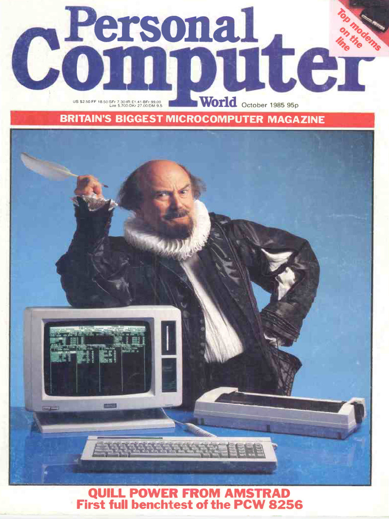  Man 雑誌まとめ PCW 1985 10 Ocr | PDF | Personal Computers | Ibm Pc Compatibles
