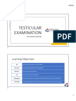 Testicular Examination Lecture Notes - 1