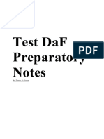 Test DaF Preparatory Notes 3