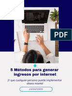 5 Metodos para Tener Ingresos Por Internet