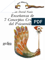 Nasio, Juan David - 7 Conceptos Cruciales Del Psicoanalisis - Editable