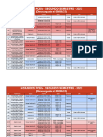 Horarios Semestre Actual