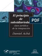 Principio de Subsariedad