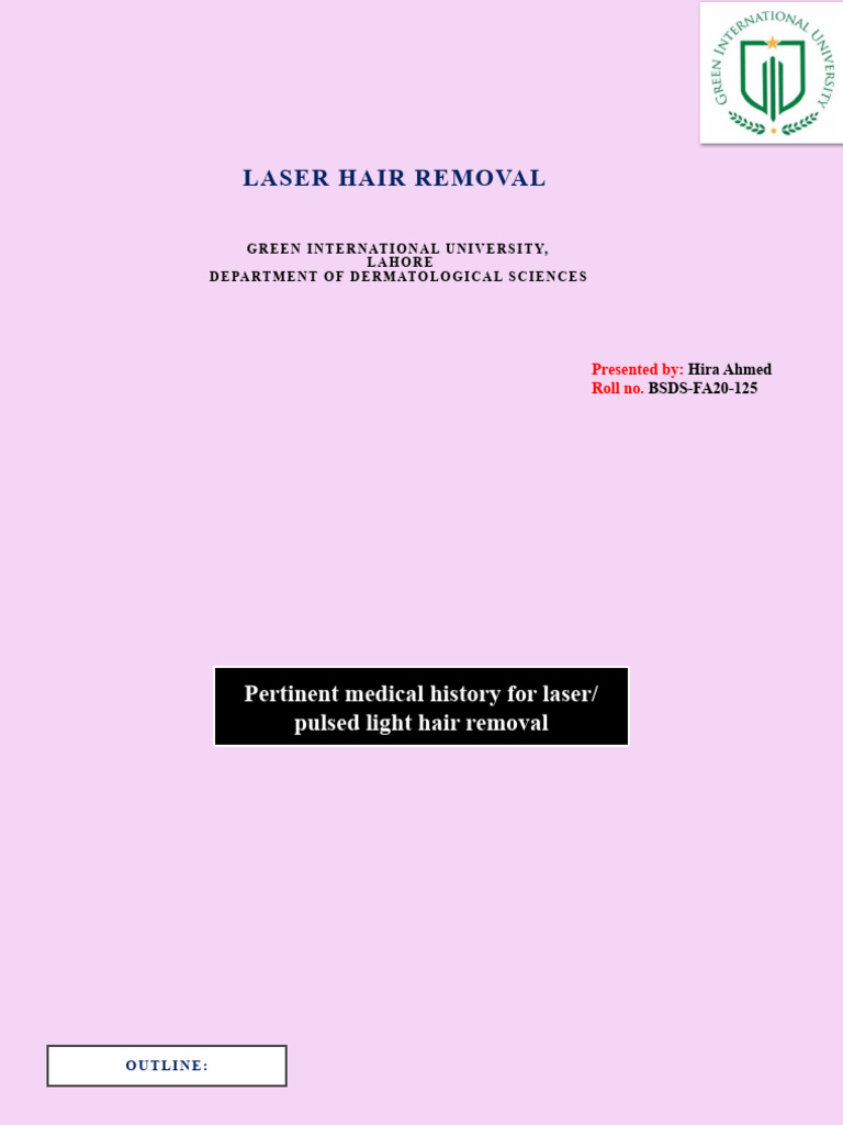 Medical Considerations in Laser Hair Removal | PDF | Hair Removal | Hair