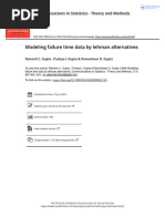 Modeling Failure Time Data by Lehman Alternatives