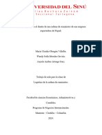 Proyecto de Aula. Logistica de La Cadena de Suministro