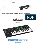 Impact LX Mini Usb Midi Keyboard Manual