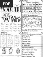 Oraciones con la letra M para niños | PDF