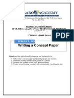 WEEK 7 - EAPP - WRITING A CONCEP PAPER
