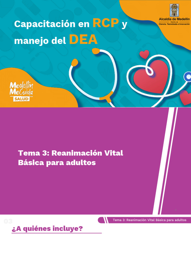 RCP y DEA: Guía para Adultos | PDF | Reanimación cardiopulmonar ...