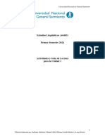 Actividades y Guía Unidad 1 2024 Estudios Lingüísticos