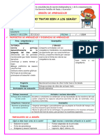 1º U1 s1 Sesion d5 Tutoria Como Tratar Bien A Los Demas