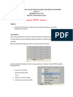 Excel: Ejercicio Práctica 1