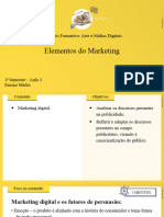 Elementos Do Marketing: Itinerário Formativo: Arte e Mídias Digitais