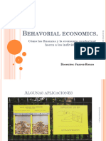 Economia Conductual Algunas Aplicaciones