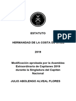 Estatuto Hermandaddelacostadechile 2019proyecto Aprobado