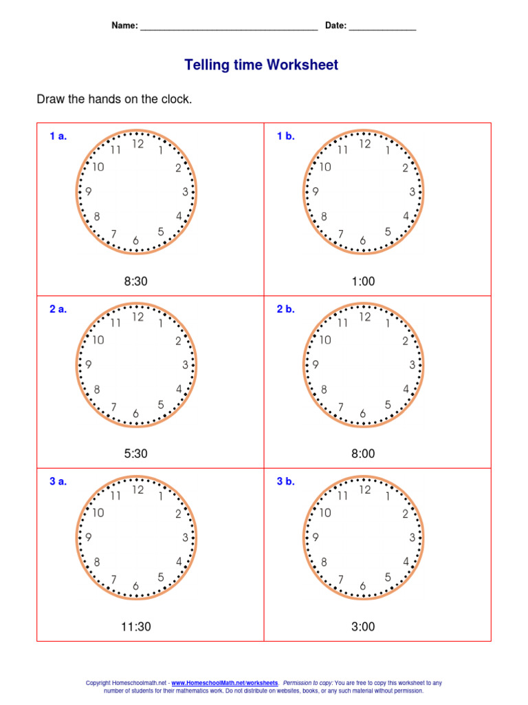 Draw_Hands_Clock_Face_Half_Hours_Large_Clocks | PDF