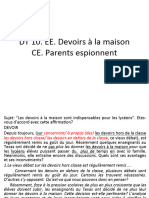 EE. Devoirs À La Maison