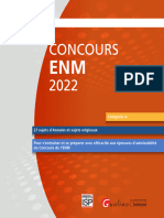 Concours Enm 2022