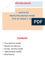 Solid State Physics: - Lecture