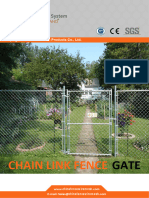 Chain Link Fence Gate