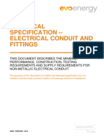 PO07335 Technical Specification Electrical Conduit and Fittings