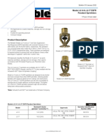 Reliable 019 - Model JL14 & JL17 Pendent Sprinklers