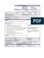 Lesson Plan Science Year 3