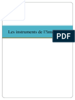 Les Instruments de L'intelligence Économique Des Territoires - Copie