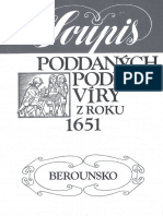 Böhmen Seelenlisten Von 1651 - CABOUN