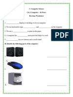 1 - Computer - Computer-Its Parts - Worksheet