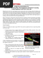 Drilling Float Equipment Recommendation Manual - 821.10001 - 1