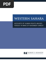 Report about Western Sahara (RFK Center, Robert F. Kennedy Center for Justice & Human Rights)